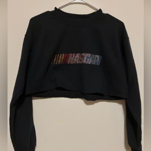 Women’s Small Nascar Crop Top Jewel Logo